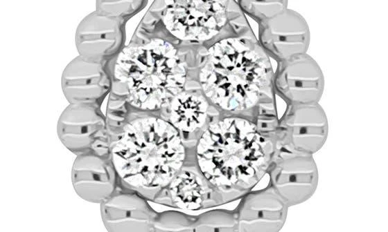 Bony Levy 18K Gold Pavé Diamond Pendant Necklace - 0.08ct. 3