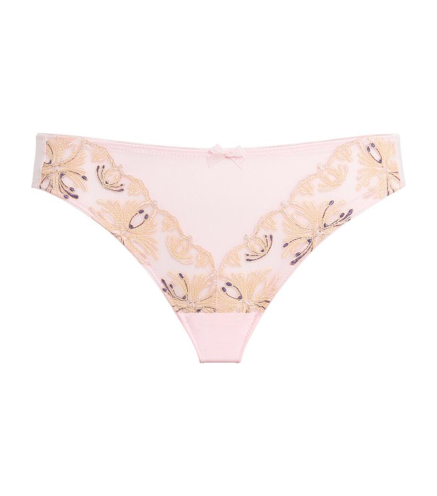Chantelle Embroidered Champs Elysees Brazilian Briefs