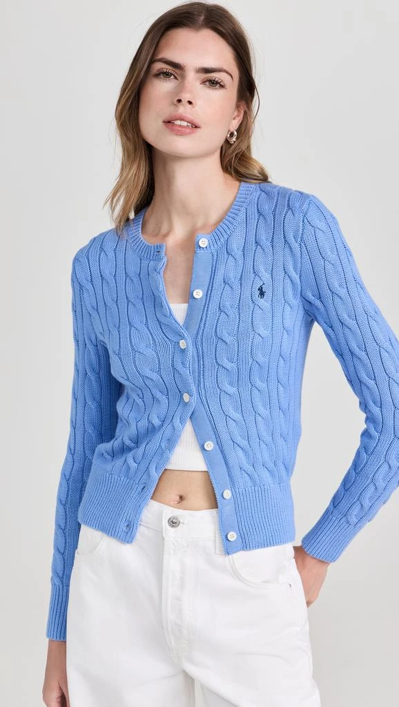 Ralph Lauren Cotton Cable Long Sleeve Cardigan 6