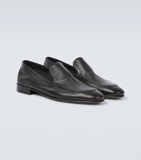 Manolo Blahnik Truro leather loafers 5