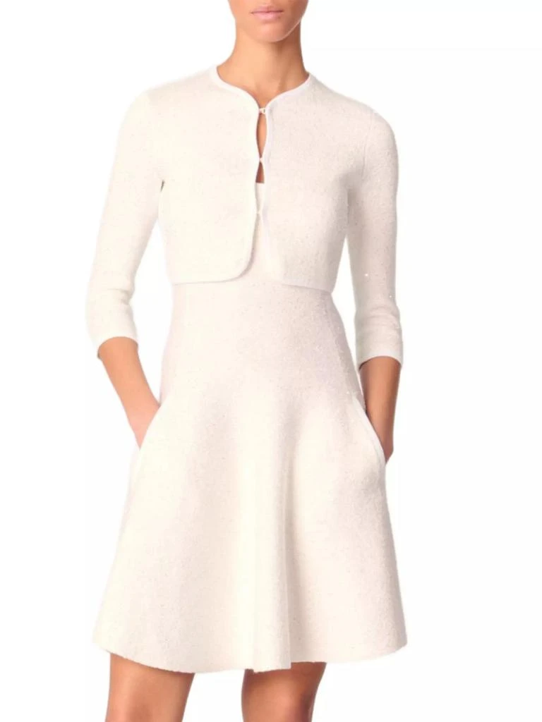 Maje Cropped Cardigan with Rhinestones 2