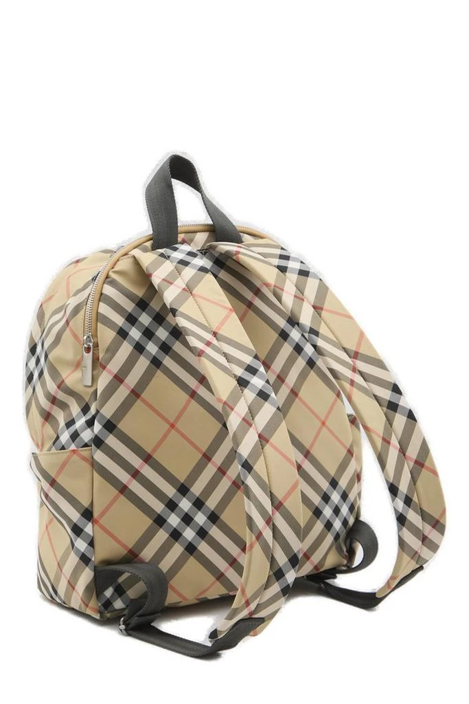 Burberry Burberry Check-Printed Zipped Small Backpack 2
