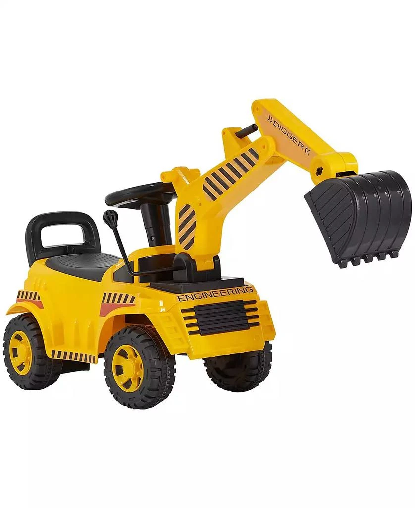 SUGIFT Excavator Ride-On Push Car with Realistic Sounds, Helmet
Music