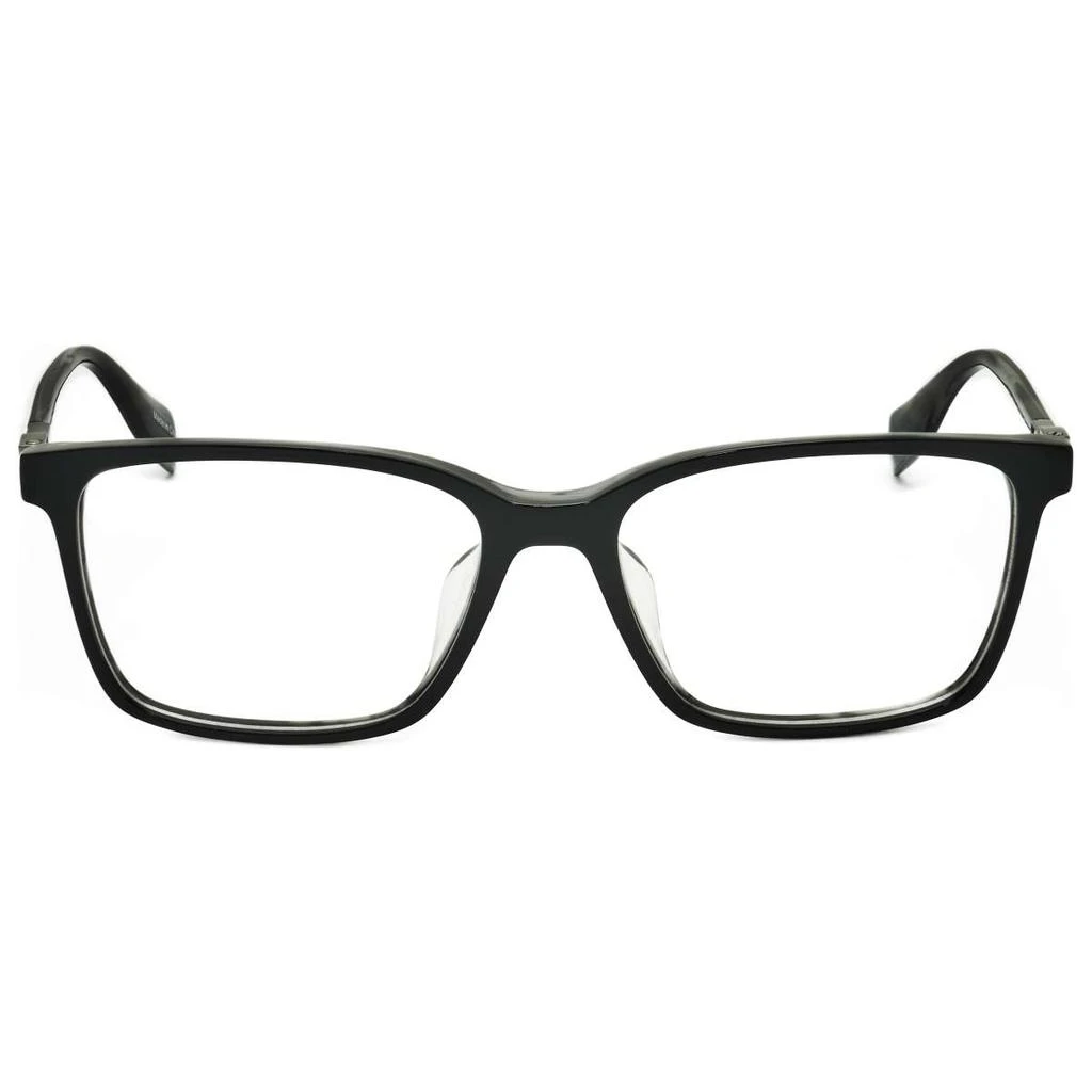 TRUSSARDI Trussardi Men's Black Rectangular Opticals 2