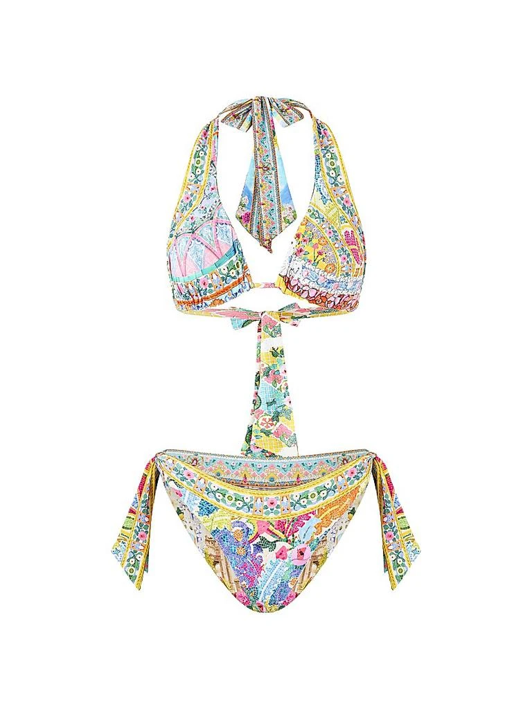 Camilla Reversible Printed Triangle Bikini 3