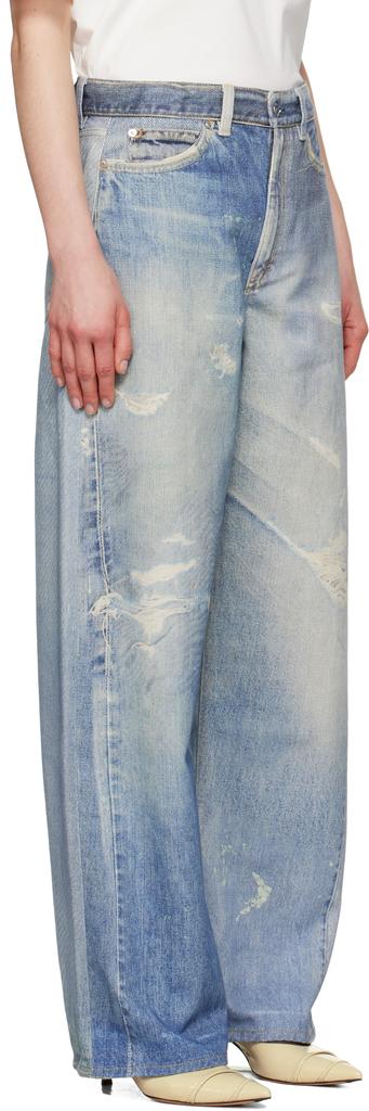 Our Legacy Blue Full Cut Jeans