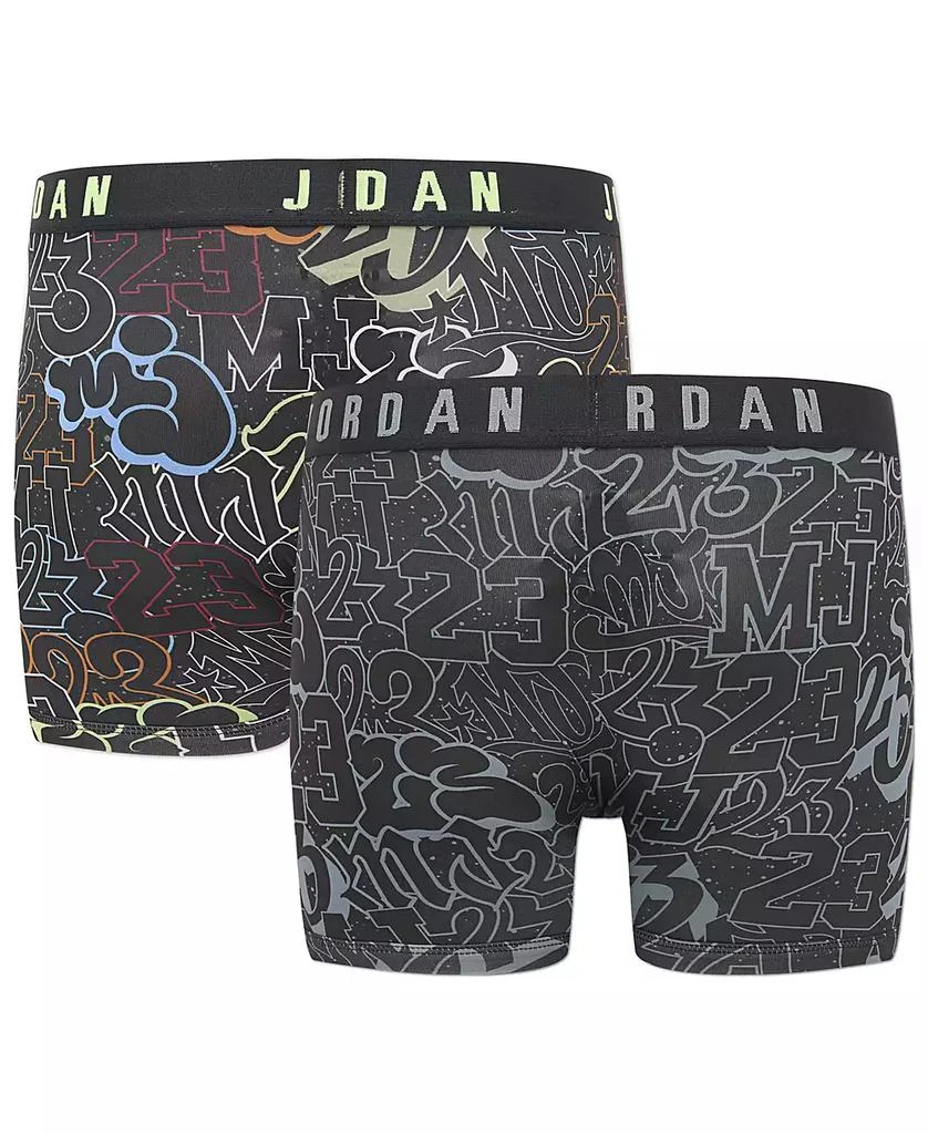 Jordan Boys
8-18 Printed Boxer Briefs, 2-Pack 2