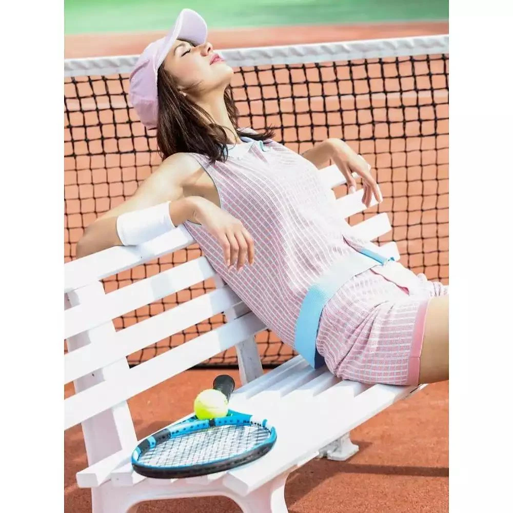 Bellemere New York Women's Tencel Tweed Polo Vest 6