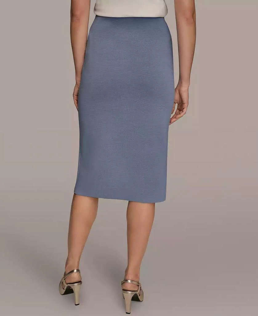Donna Karan Women
s Straight Knit Pull-On Midi Skirt 3
