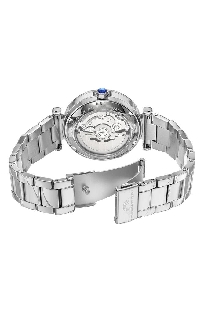 Porsamo Bleu Colette Stainless Steel Automatic Bracelet Watch, 36mm