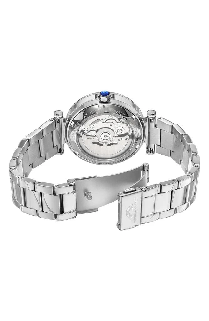 Porsamo Bleu Colette Stainless Steel Automatic Bracelet Watch, 36mm 2