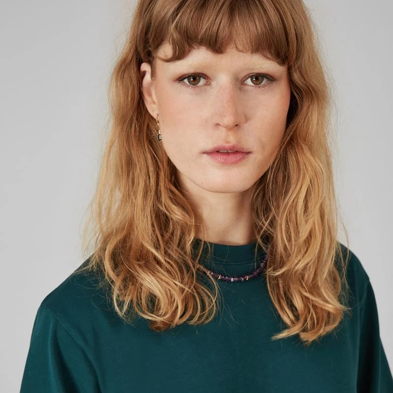 L'Exception Paris Thick cotton t-shirt dress Dark Sea L'EXCEPTION PARIS 4
