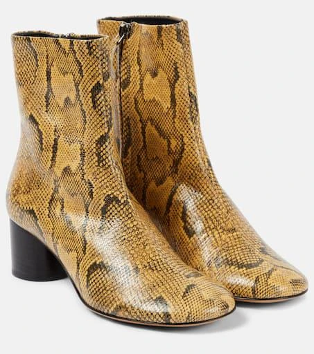 Isabel Marant Laeden leather ankle boots 1