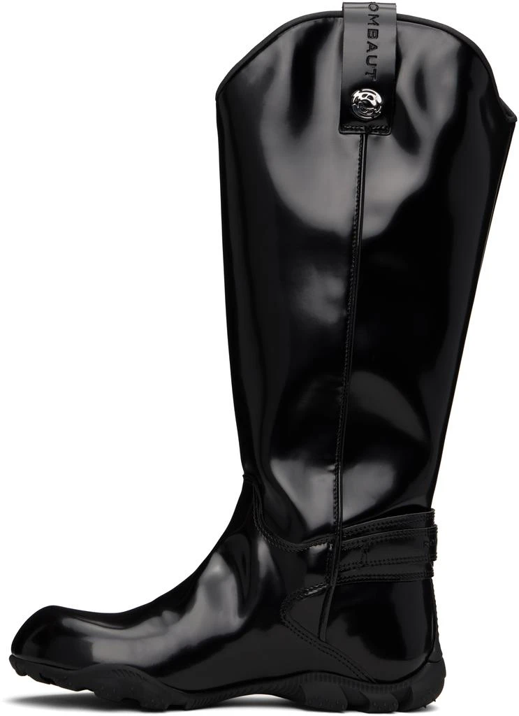 Rombaut Black No Cow Patent Cowboy Boots 3