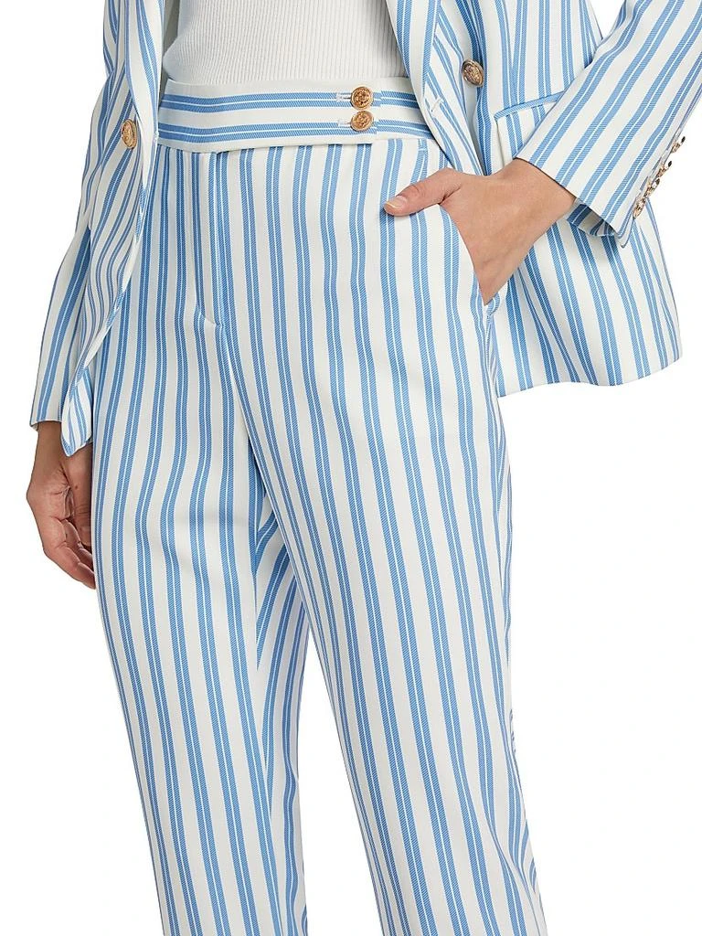 Toccin Eden Cigarette Striped Pants 6