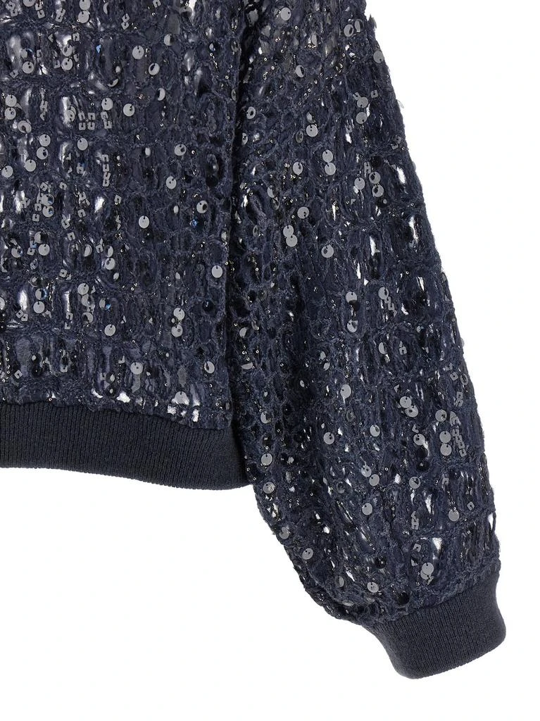Brunello Cucinelli Brunello Cucinelli Dazzling Embroidered Knit Cardigan 4