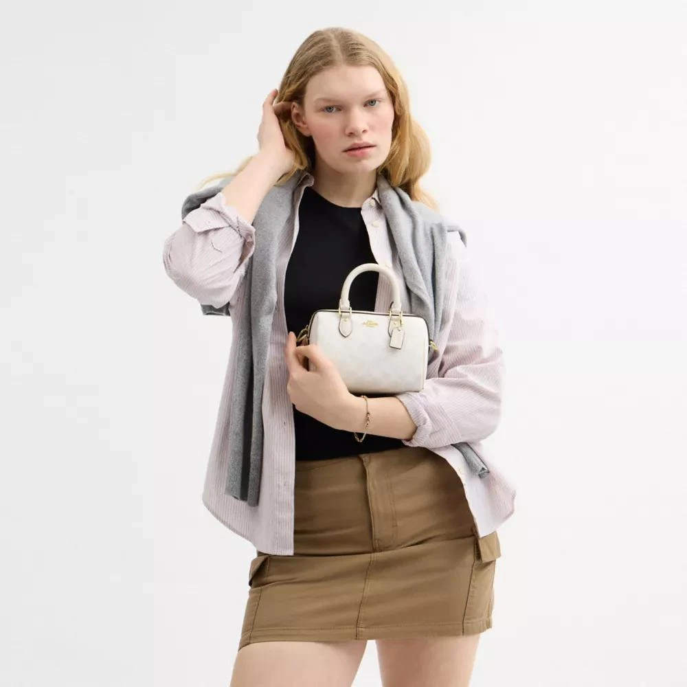 Coach Mini Rowan Crossbody Bag In Signature Canvas 3