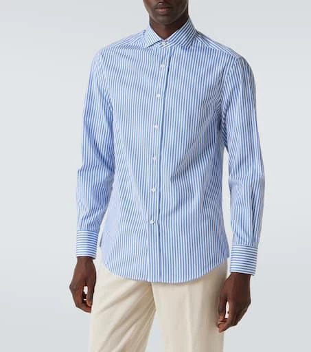 Brunello Cucinelli Cotton striped shirt 3