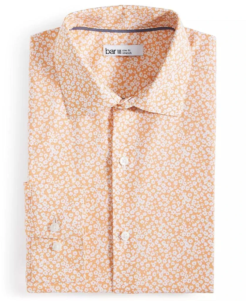 Bar III Men's Slim-Fit Wave Floral Dress Shirt, Created for Macy's 2