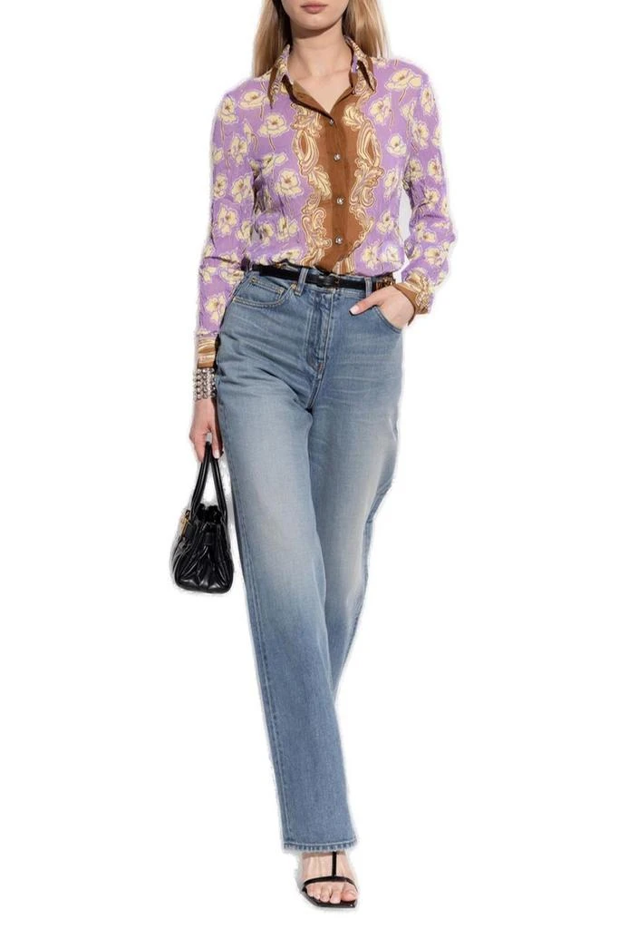 Versace Versace Logo-Patch Denim Jeans 4