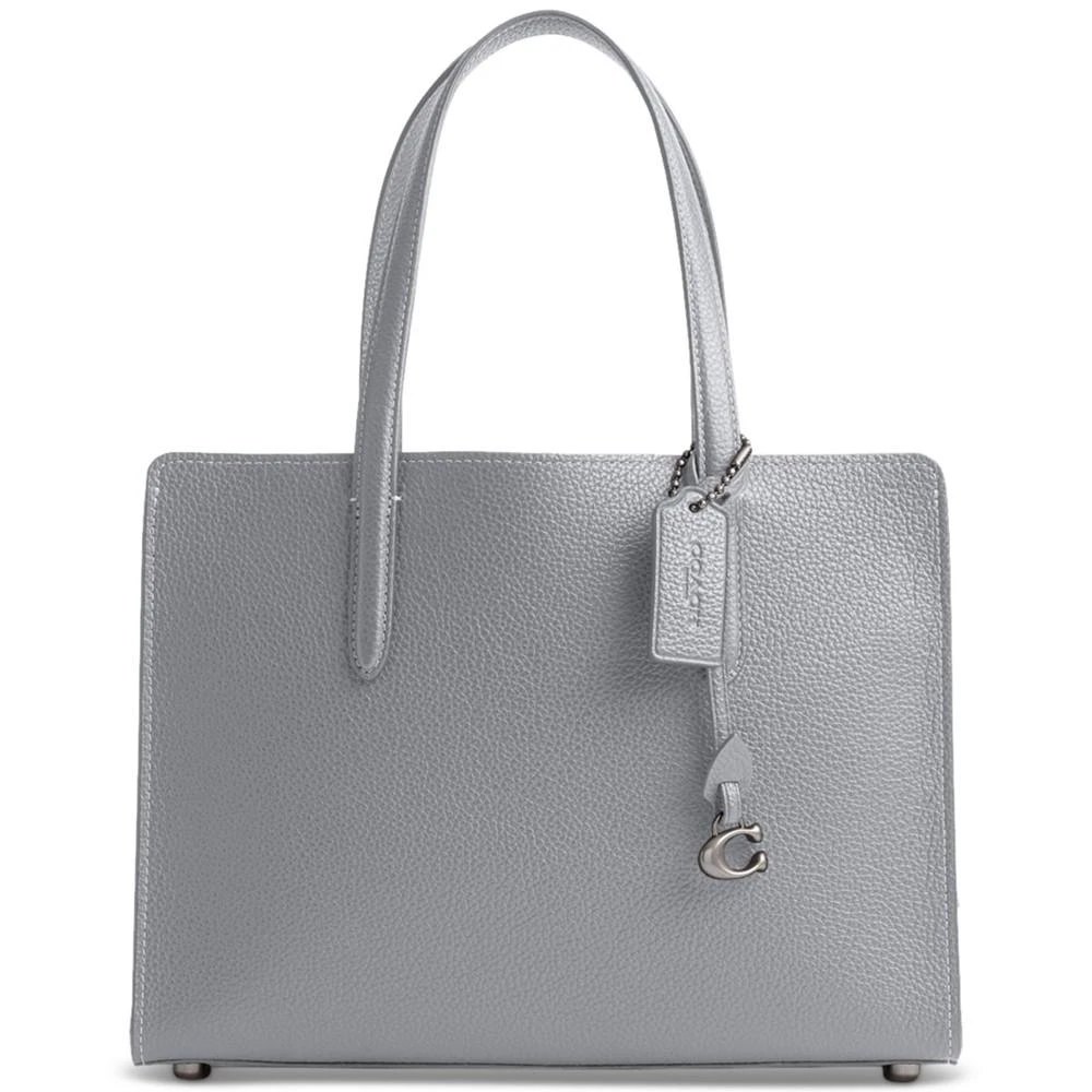 Coach Polished Pebble Leather Carter Carryall 28 8