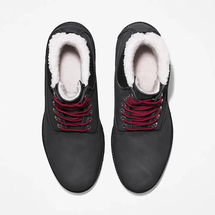 Timberland Timberland® Premium 6 Inch Winter Boot for Men in Black with Red 2