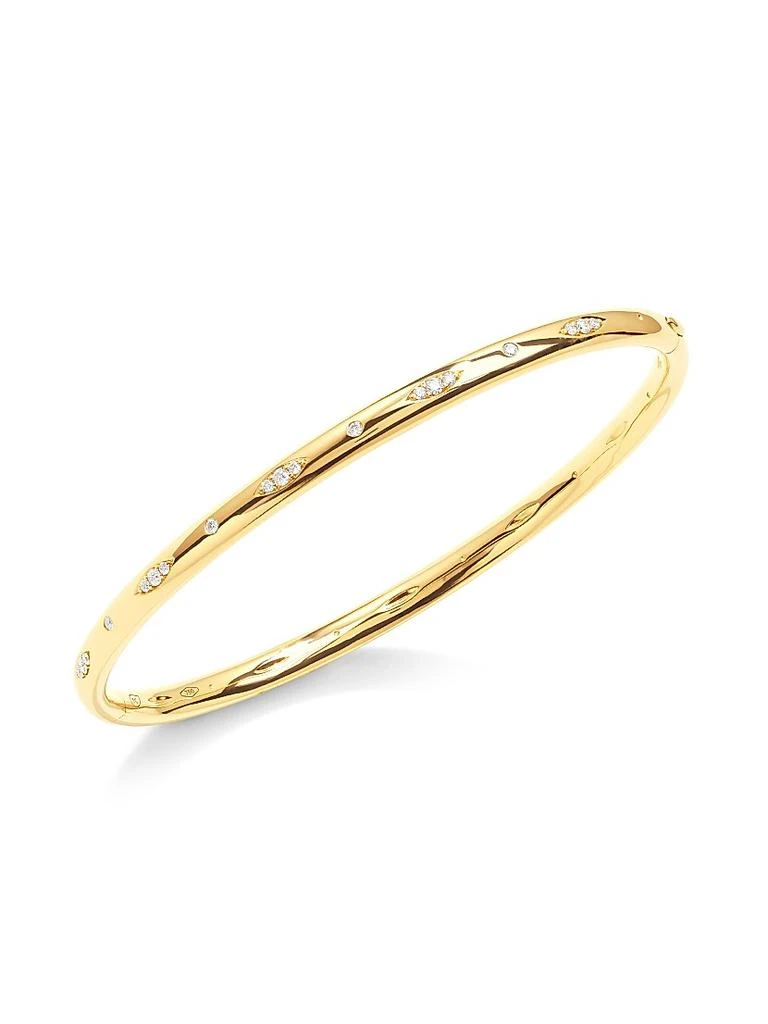 Tamara Comolli Gypsy 18K Yellow Gold & Diamond Pavé Bangle Bracelet 1