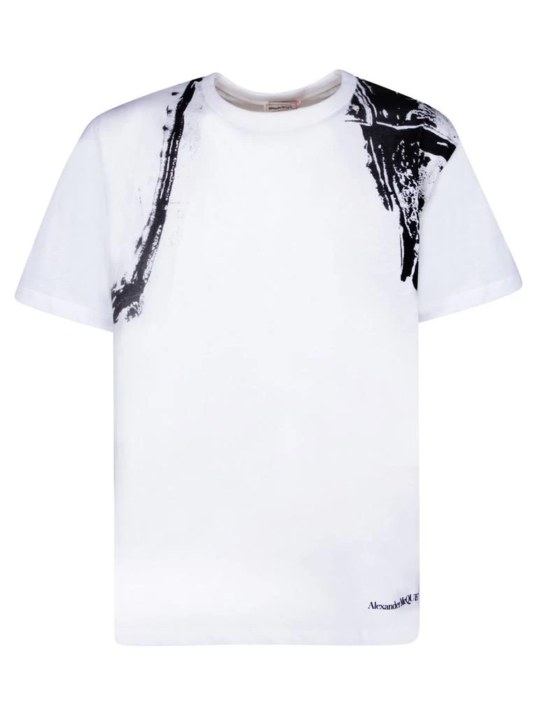 Alexander McQueen Fold Harbess White T-shirt 1