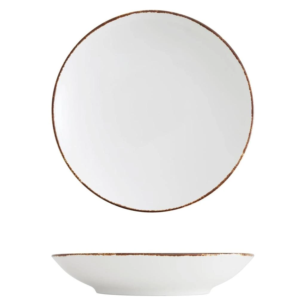 D&V Salt Serena Coupe Bowl, 8.9-Inch, Set of 4, White