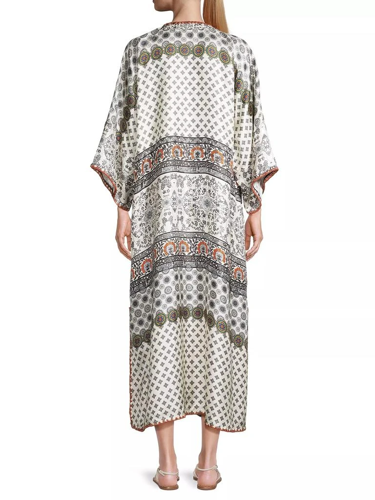 Johnny Was Corey Silk Shift Maxi Dress 5