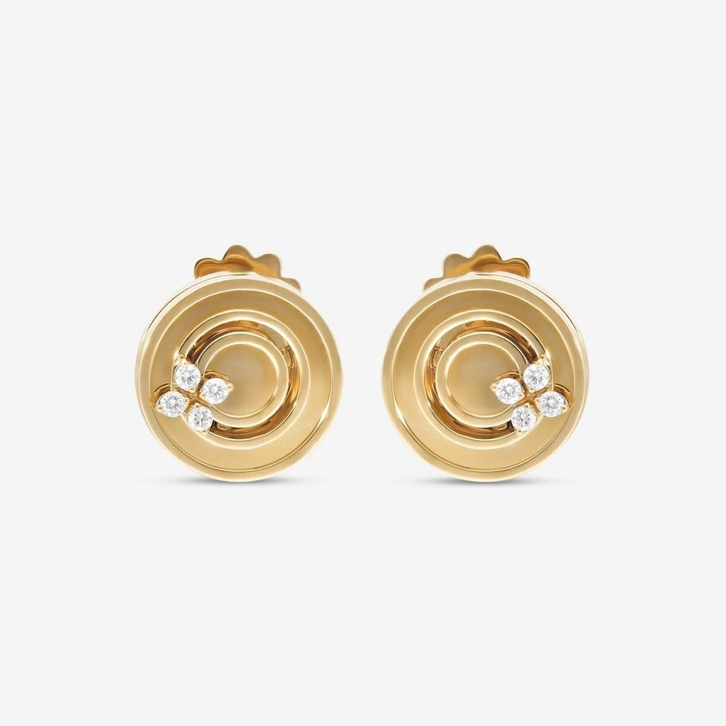 Roberto Coin Roberto Coin Love in Verona 18K Yellow Gold Diamond Earrings 8883124AYERX-copy