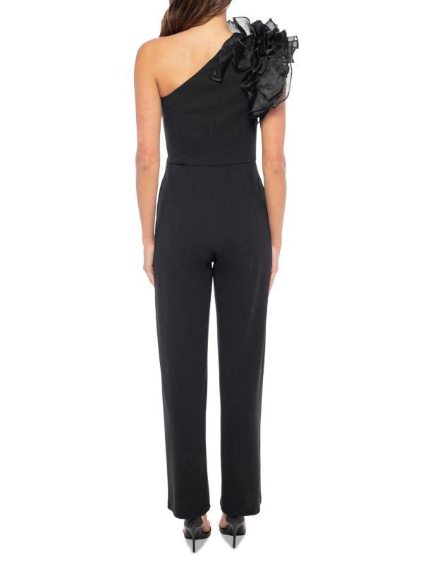MARINA Ruffled One Shoulder Jumpsuit 2