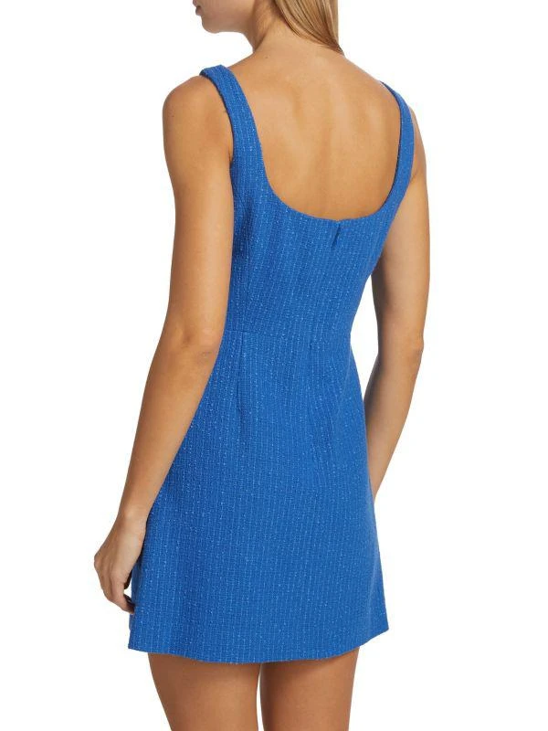 VERONICA BEARD Sabra Cotton-Blend Tweed Sheath Minidress 2