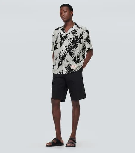 Valentino Printed silk bowling shirt 2
