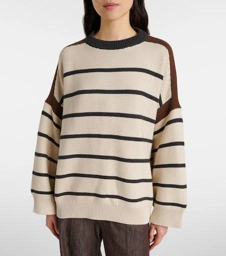 Brunello Cucinelli Striped cotton sweater 6