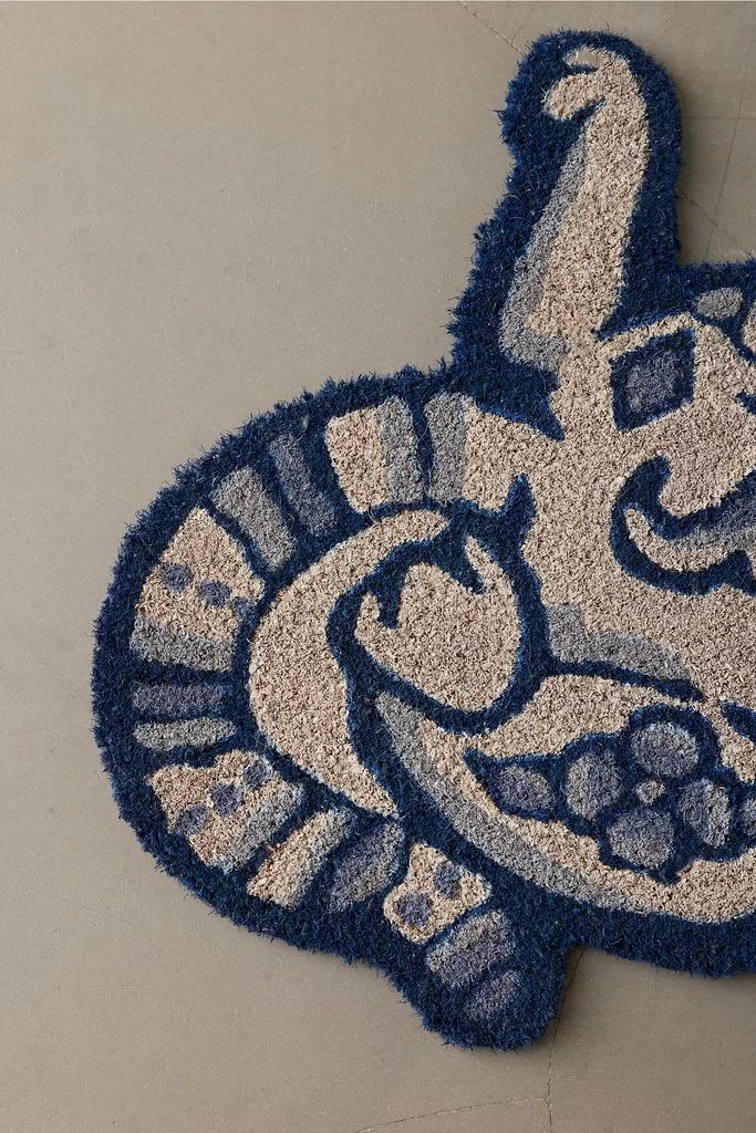 Urban Outfitters Delft Cat Shaped Coir Doormat 3