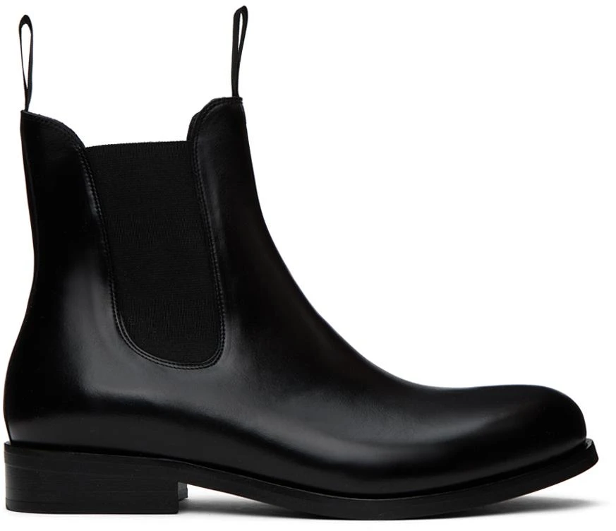 Officine Générale Black Belmondo Chelsea Boots 1