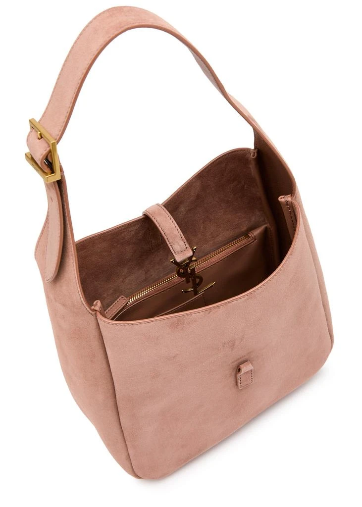 Yves Saint Laurent Le 5 à 7 small suede hobo bag 4