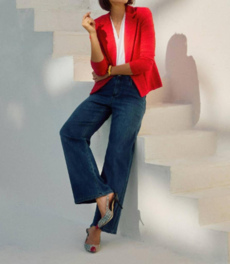 JOSEPH RIBKOFF Joseph Ribkoff - Boucle Fitted Blazer