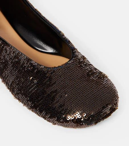 JW Anderson Sequined ballet flats 5