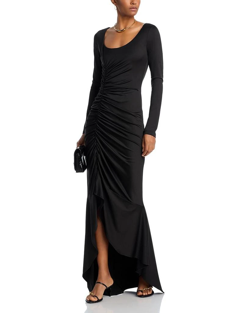 Black Halo Atlanta Ruched Dress 3