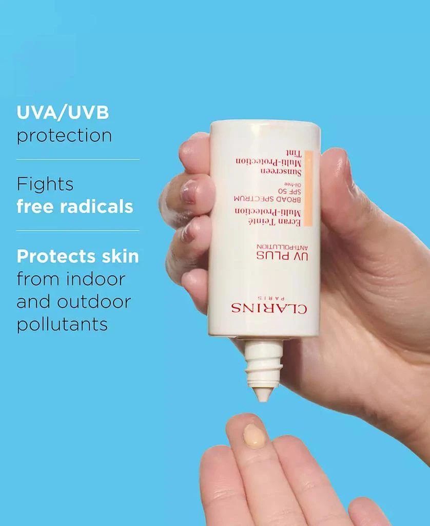 Clarins UV Plus Anti-Pollution Tinted Face Sunscreen SPF 50 4