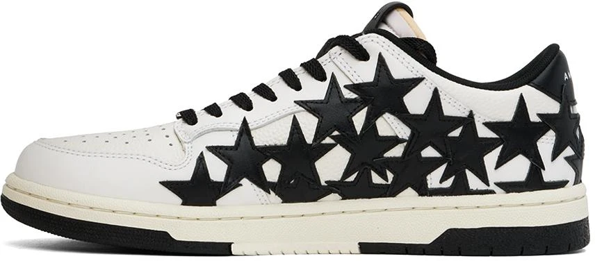 AMIRI White & Black Stars Low Sneakers 3