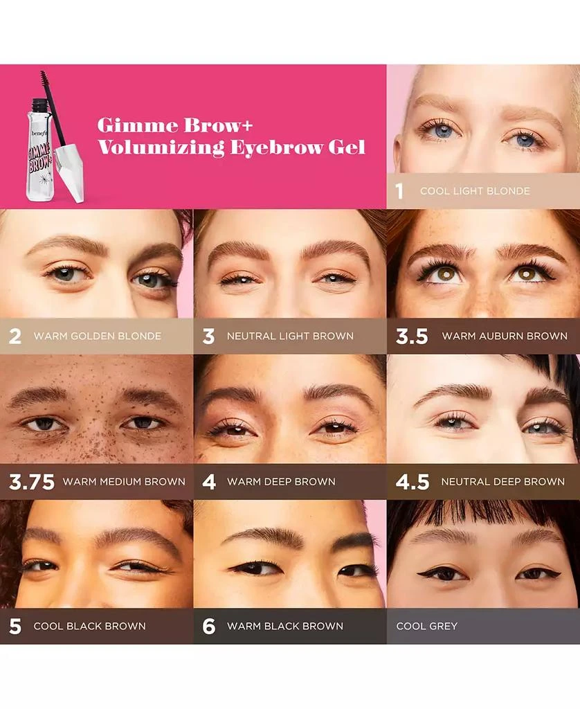 Benefit Cosmetics Gimme Brow+ Tinted Volumizing Eyebrow Gel 11