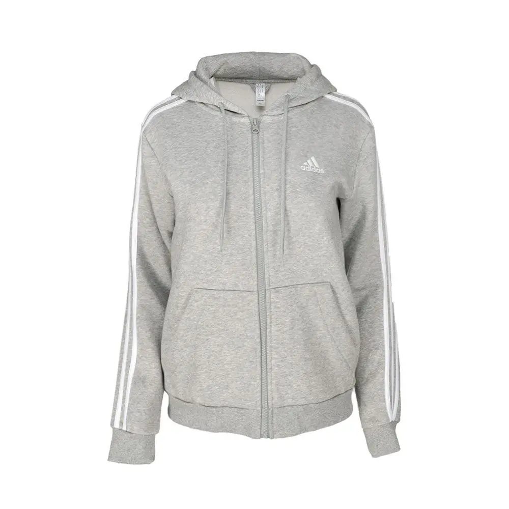 Essentials Fleece 3-Stripes Full Zip Hoodie