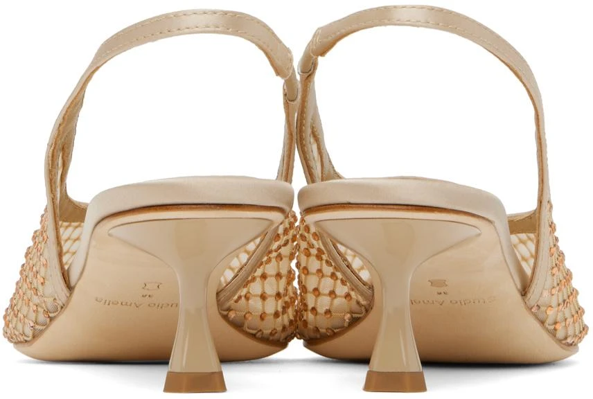 Studio Amelia Beige Razor 50 Heels 2