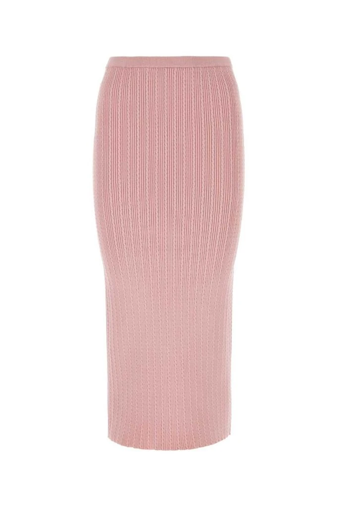 Alessandra Rich Alessandra Rich Knitted Pencil Midi Skirt 1
