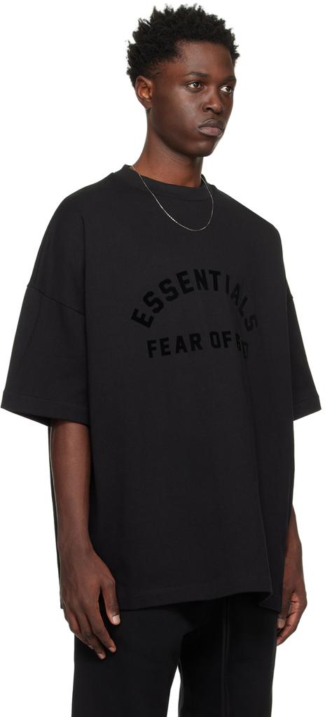 Essentials Black Crewneck T-Shirt