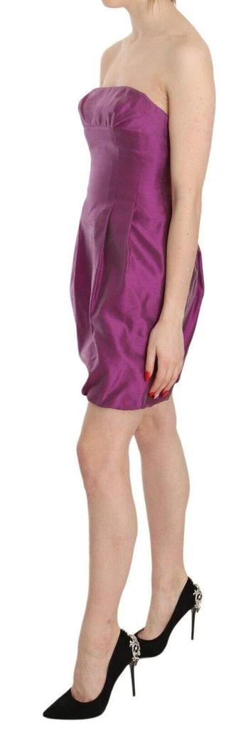 ERMANNO Ermanno Scervino Pink Halter Backless Midi Plain Dress 3