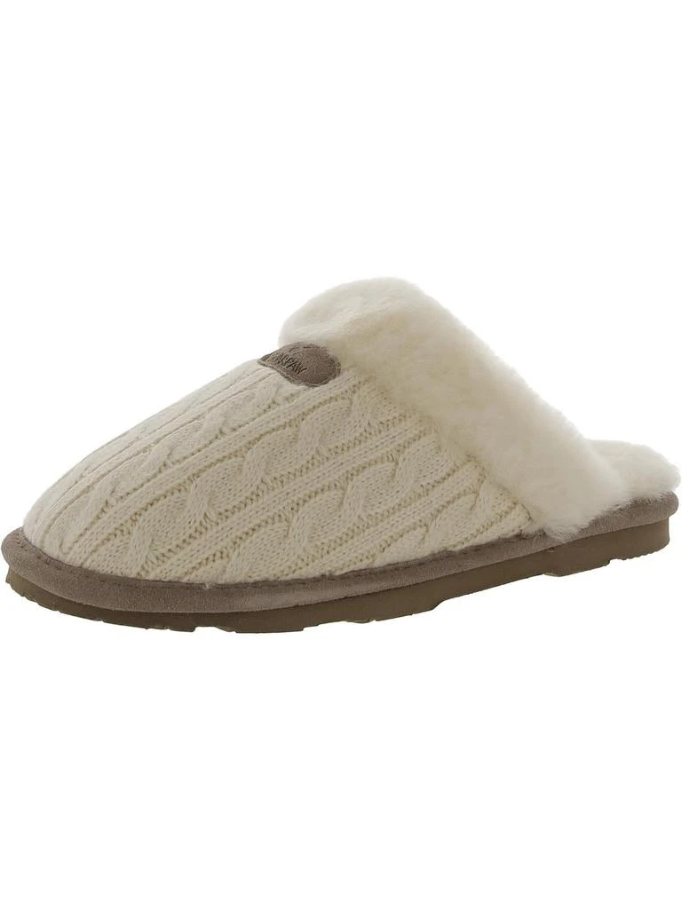 Bearpaw Effie Womens Boucle Sheepskin Mule Slippers 2